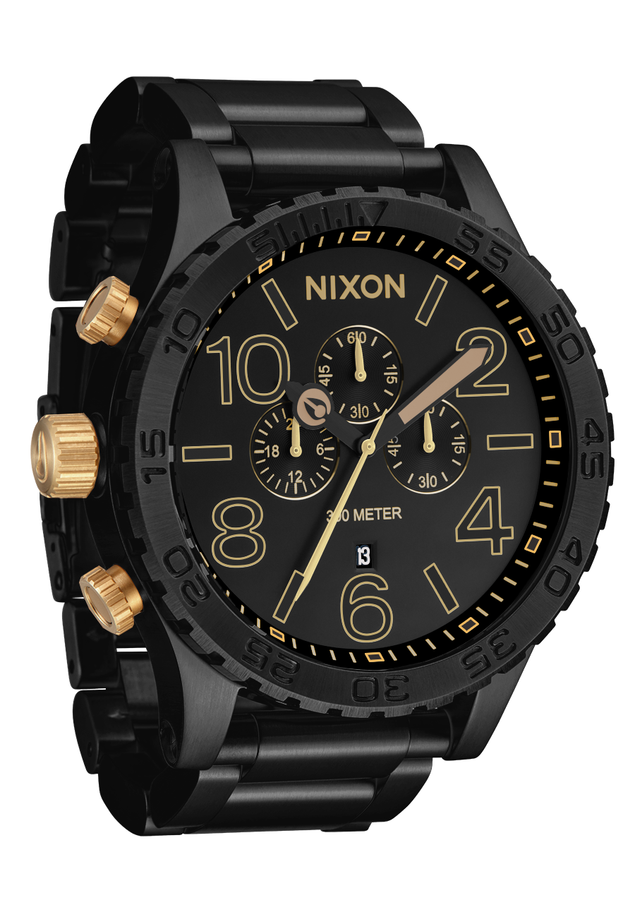 51-30 Chrono - Matte Black / Gold View 2