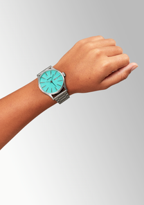 Sentry Stainless Steel - Silver / Turquoise View 7