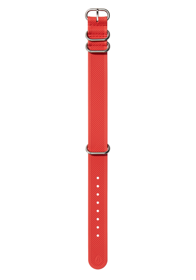 20mm FKM Rubber One Piece Band - Fire
